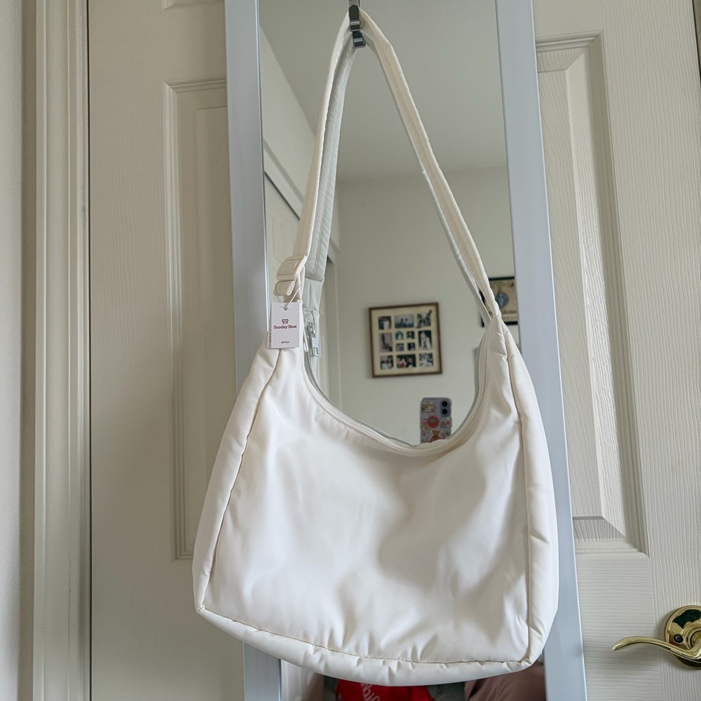 Aritzia Monica Crossbody bag White NWT